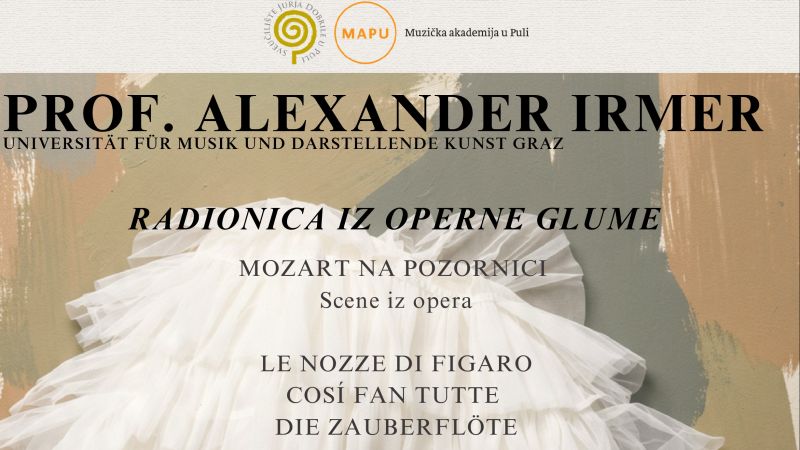 Gostovanje prof. Alexandera Irmera s...