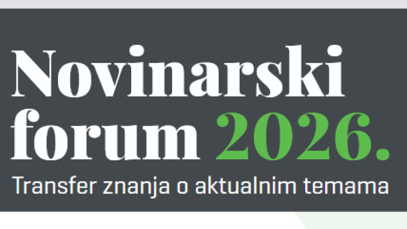 Poziv na Novinarski forum 2026. na...