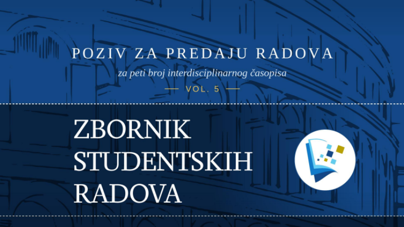 Poziv za predaju radova — Zbornik...