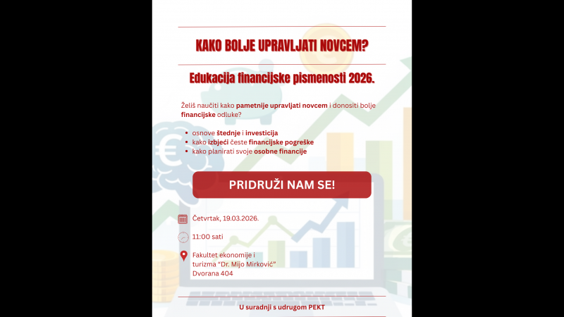 Kako bolje upravljati novcem?...